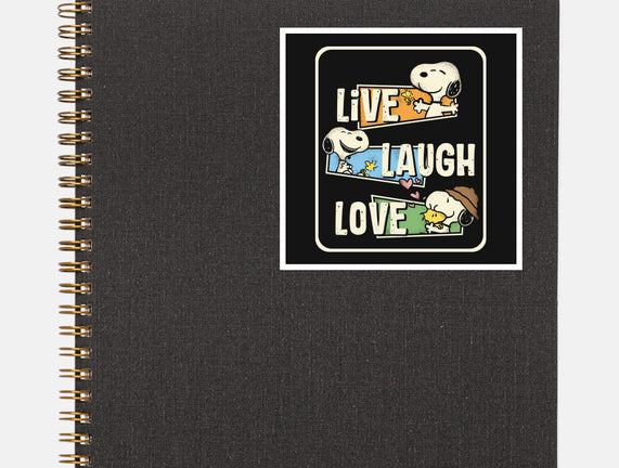Snoopy Loves To Live And Laugh