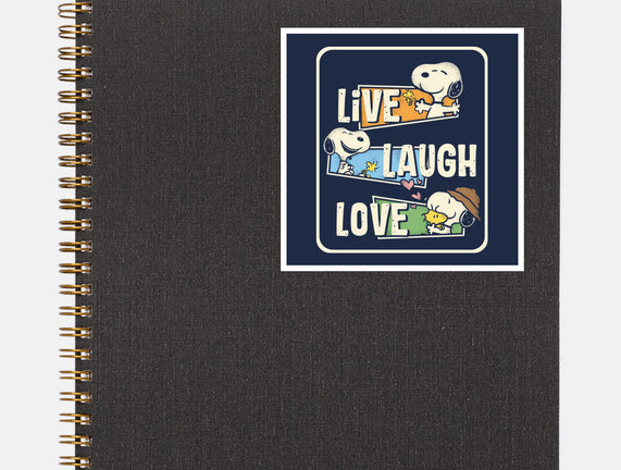 Snoopy Loves To Live And Laugh