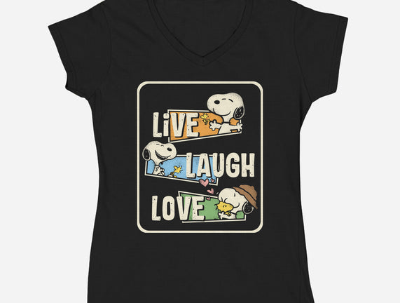 Snoopy Loves To Live And Laugh