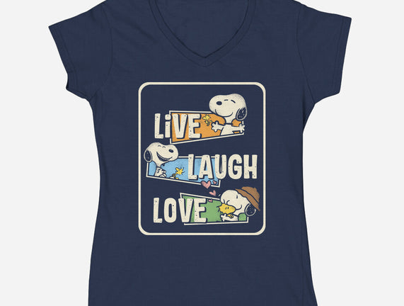Snoopy Loves To Live And Laugh