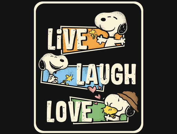 Snoopy Loves To Live And Laugh