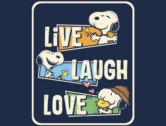 Snoopy Loves To Live And Laugh