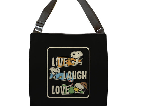 Snoopy Loves To Live And Laugh