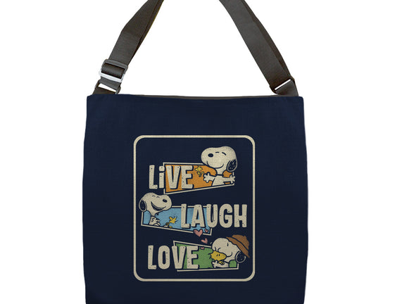 Snoopy Loves To Live And Laugh