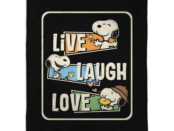 Snoopy Loves To Live And Laugh
