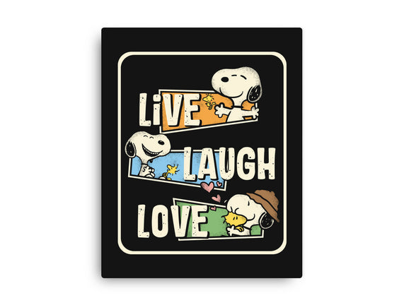 Snoopy Loves To Live And Laugh
