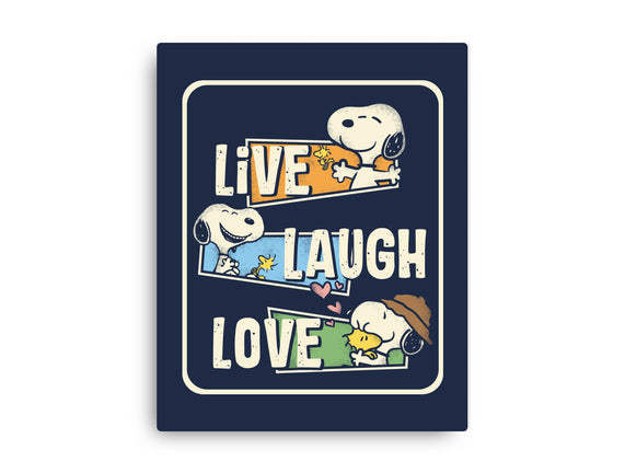 Snoopy Loves To Live And Laugh