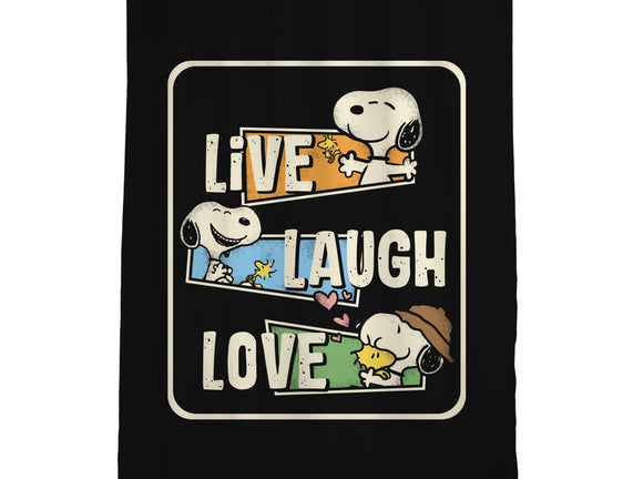 Snoopy Loves To Live And Laugh