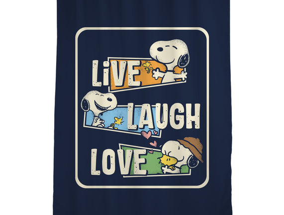 Snoopy Loves To Live And Laugh