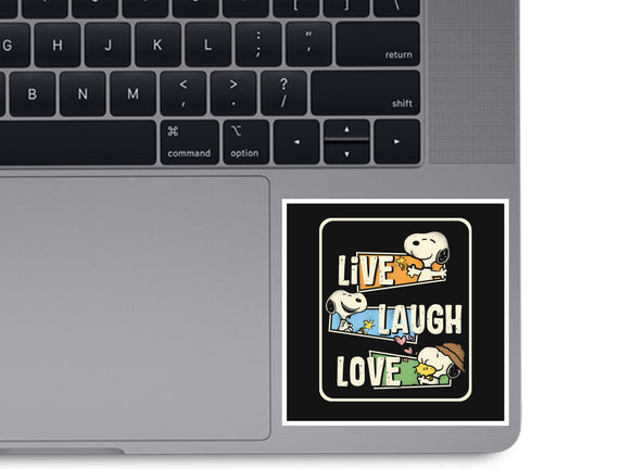 Snoopy Loves To Live And Laugh