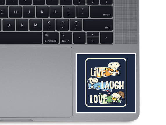 Snoopy Loves To Live And Laugh