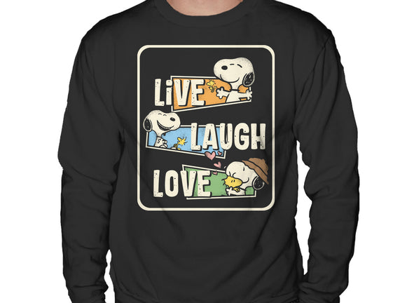 Snoopy Loves To Live And Laugh