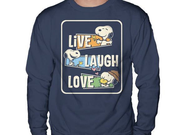 Snoopy Loves To Live And Laugh