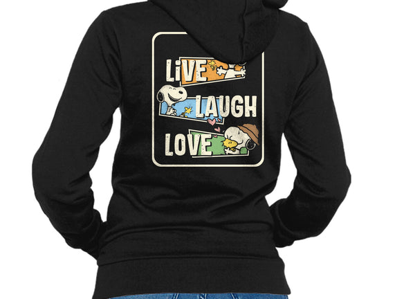 Snoopy Loves To Live And Laugh