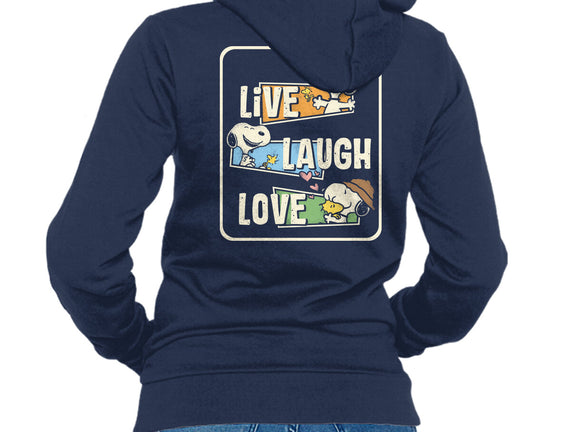 Snoopy Loves To Live And Laugh