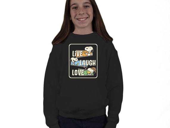 Snoopy Loves To Live And Laugh