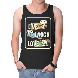 Snoopy Loves To Live And Laugh