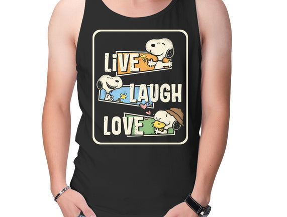 Snoopy Loves To Live And Laugh