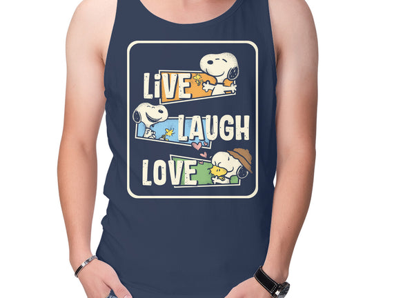 Snoopy Loves To Live And Laugh