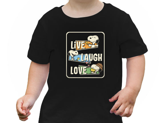 Snoopy Loves To Live And Laugh