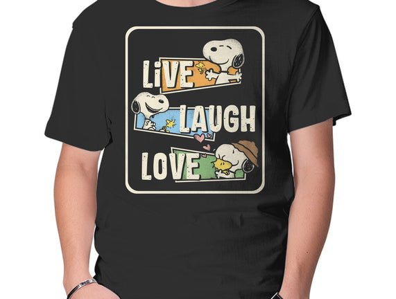 Snoopy Loves To Live And Laugh