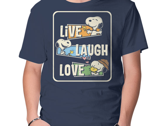 Snoopy Loves To Live And Laugh