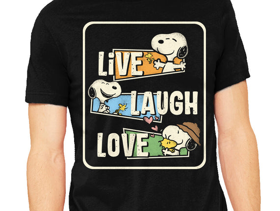 Snoopy Loves To Live And Laugh