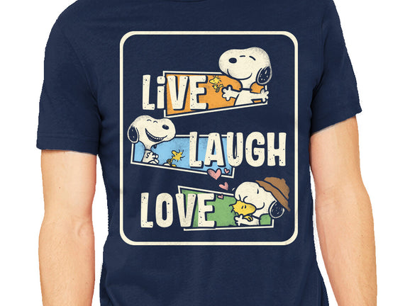 Snoopy Loves To Live And Laugh