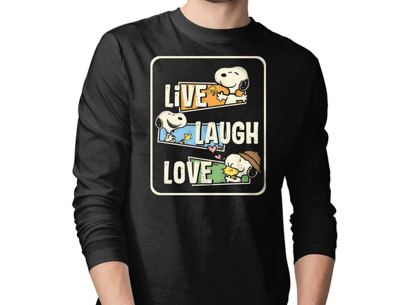Snoopy Loves To Live And Laugh