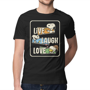 Snoopy Loves To Live And Laugh
