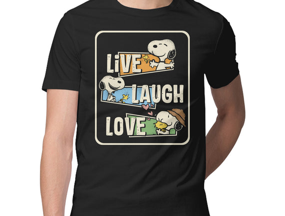Snoopy Loves To Live And Laugh