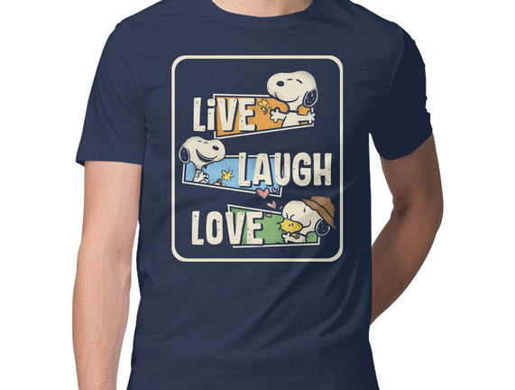 Snoopy Loves To Live And Laugh