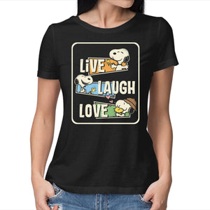 Snoopy Loves To Live And Laugh