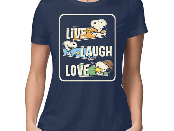 Snoopy Loves To Live And Laugh