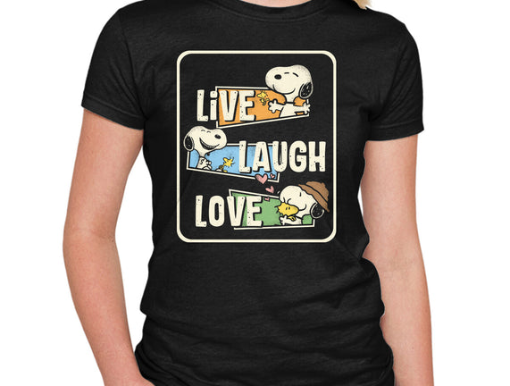 Snoopy Loves To Live And Laugh