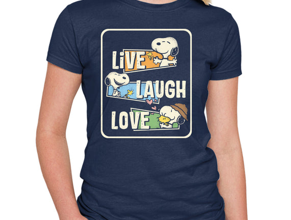 Snoopy Loves To Live And Laugh