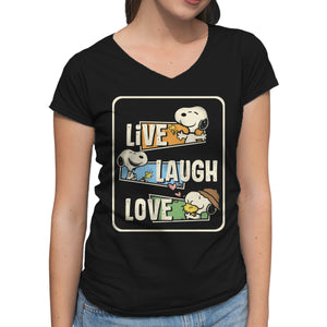 Snoopy Loves To Live And Laugh