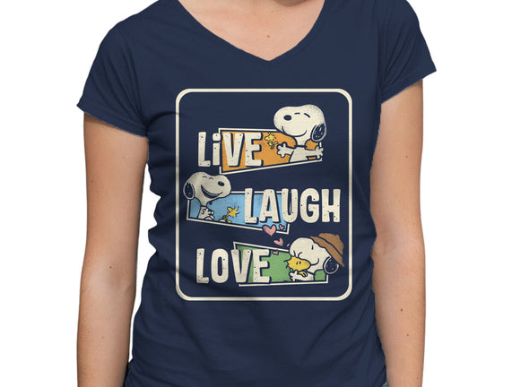 Snoopy Loves To Live And Laugh