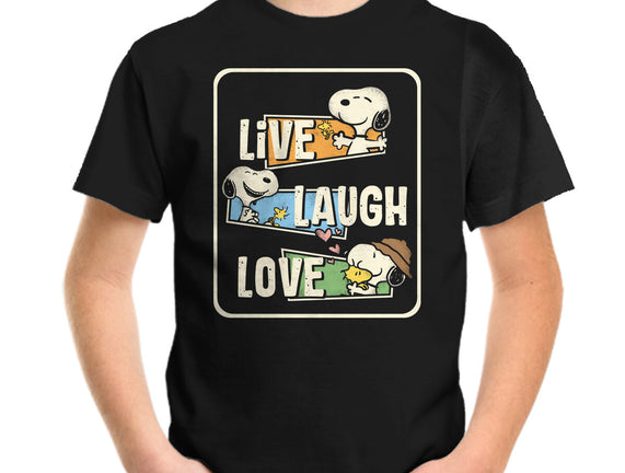 Snoopy Loves To Live And Laugh