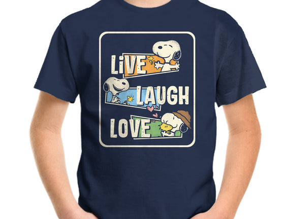 Snoopy Loves To Live And Laugh