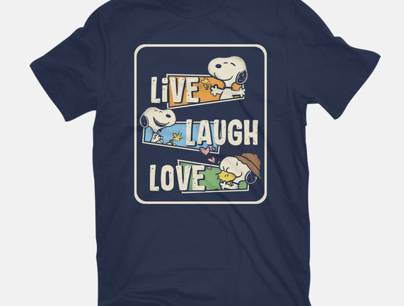 Snoopy Loves To Live And Laugh