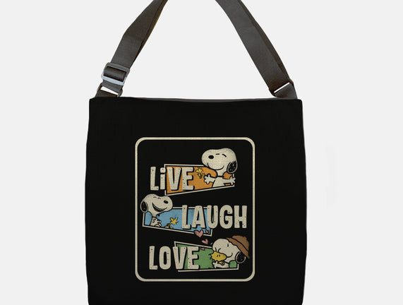 Snoopy Loves To Live And Laugh