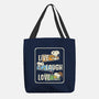 Snoopy Loves To Live And Laugh-None-Basic Tote-Bag-turborat14