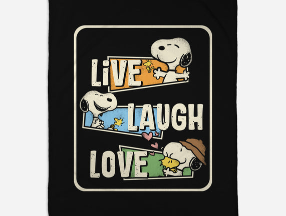 Snoopy Loves To Live And Laugh