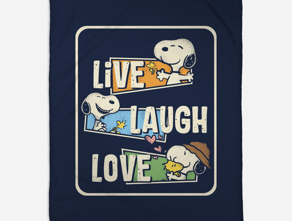 Snoopy Loves To Live And Laugh