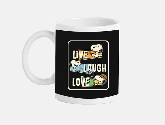 Snoopy Loves To Live And Laugh