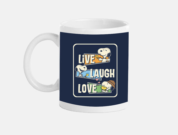 Snoopy Loves To Live And Laugh
