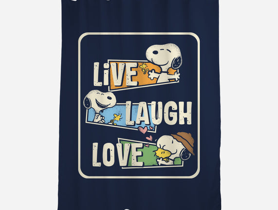 Snoopy Loves To Live And Laugh