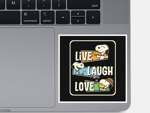 Snoopy Loves To Live And Laugh