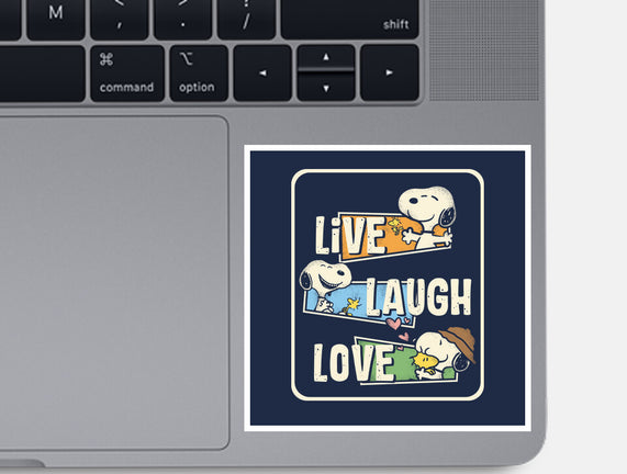 Snoopy Loves To Live And Laugh